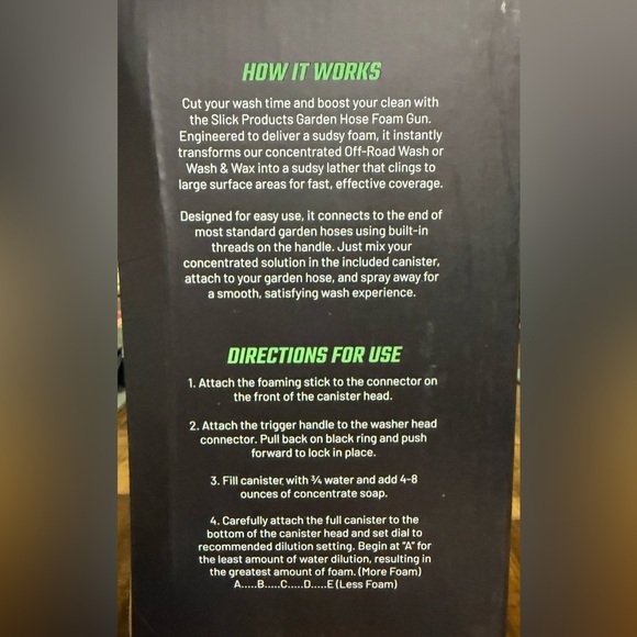 SLICK Products Garden Hose Foam Gun For Car Washing - Picture 4 of 5